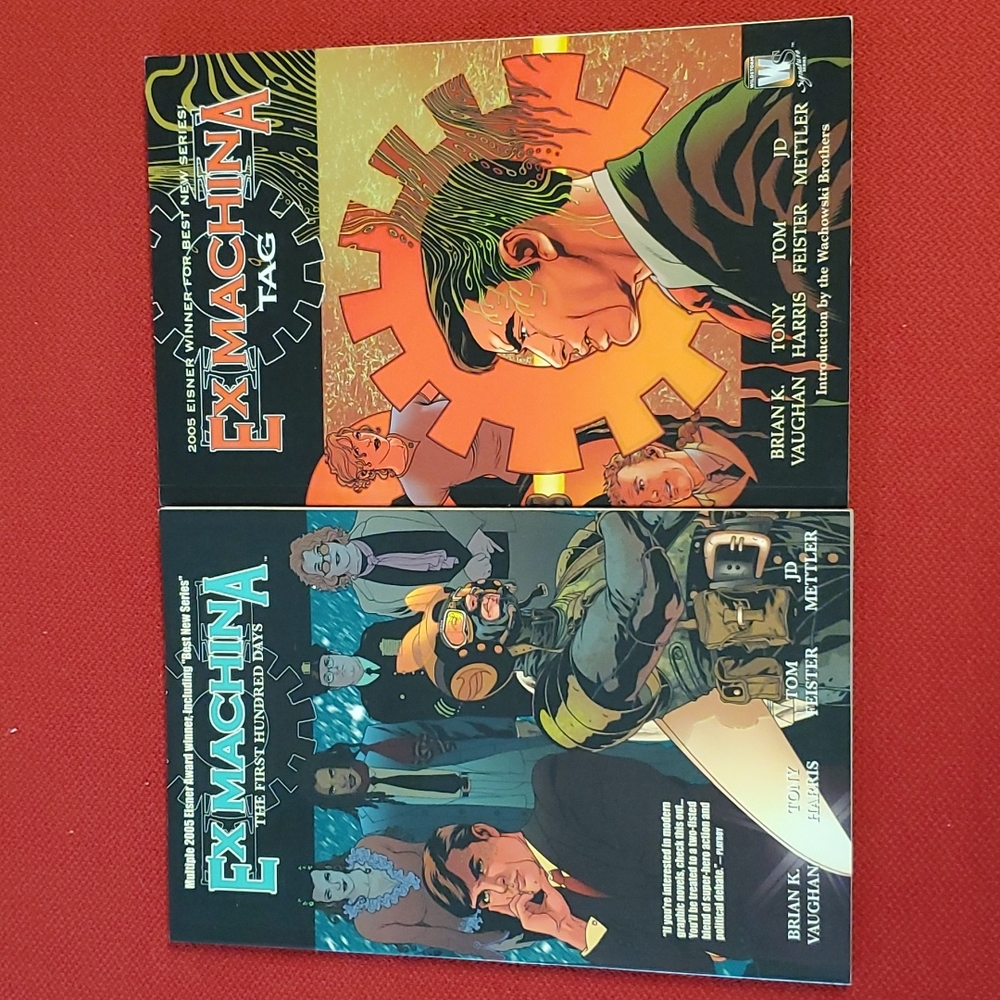 Ex Machina Volumes 1 & 2 The 1st 100 Days Tag Multiple @2005